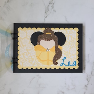 Personalized Disney Autograph Book Inspired by Belle