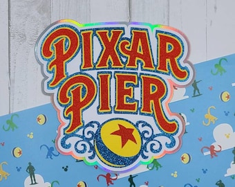Pixar Pier Title Die Cutfor Scrapbook | Disney Inspired Vacation Embellishment | Paper Crafts