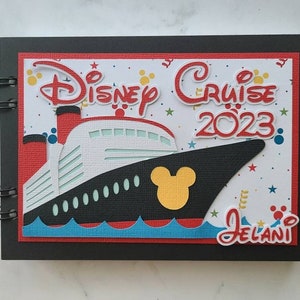 Libro de autógrafos personalizado de cruceros de Disney
