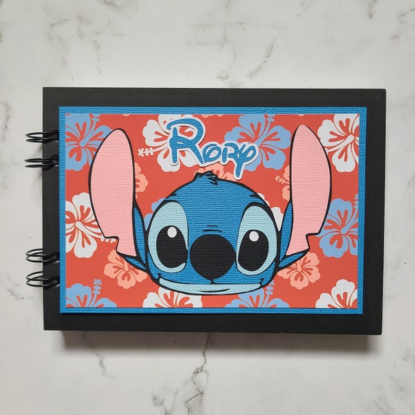 NEW Personalized Disney Autograph Book Inspired by Stitch