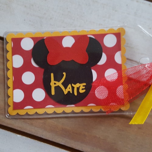 Personalized Disney Luggage Tag Etsy