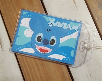 Personalized Disney Luggage Tag Inspired by Stitch