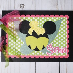 Personalized Disney Autograph Book Inspired by Tinker Bell
