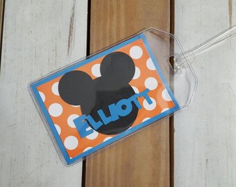 Personalized Disney Luggage Tag