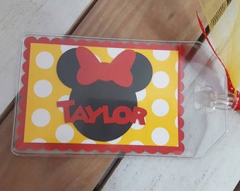 Personalized Disney Luggage Tag