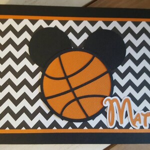 Personalized Disney Basketball Autograph Book