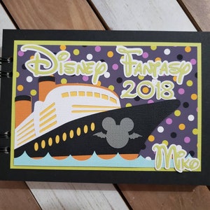 Halloween Disney Cruise Autograph Book