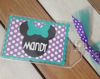 Personalized Disney Luggage Tag