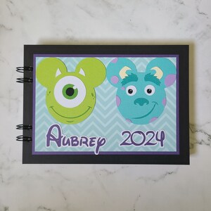Personalized Disney Autograph Book Inspired Mike and Sully