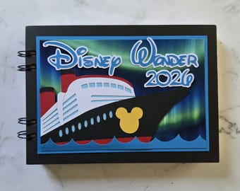 Personalized Disney Cruise Autograph Book | Custom Vacation Memory Book | Keepsake Album