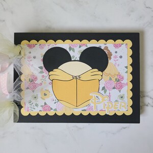 NEW Personalized Disney Autograph Book Inspired by Belle