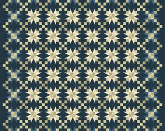 STARCROSSED - 5 sizes PDF Quilt Pattern