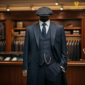 Men’s Peaky Blinders-Inspired Suit | Thomas Shelby Style | Custom Tailored Business & Formal Wear | Perfect Gift for Him