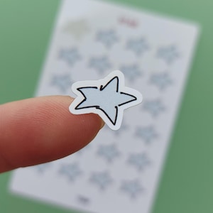 Mini Star Stickers for Scrapbooking Stickers Star Journal Stickers for Planner Star Stickers Journaling Star Stickers for Decorating