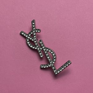 Vintage Vintage Silver Tone Yves Saint Laurent With Stones