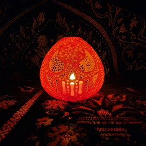 ハロウィンパンプキンランプ - 不気味な雰囲気のライト、ひょうたん型のジャック・オー・ランタン、ハロウィンのホームデコレーション