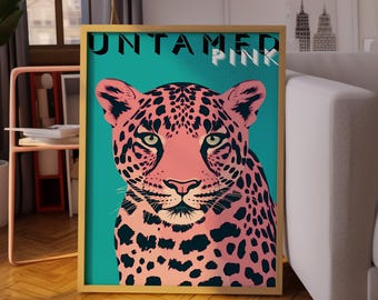 Leopard  Art Print: Bold Animal Wall Decor (Digital Download)