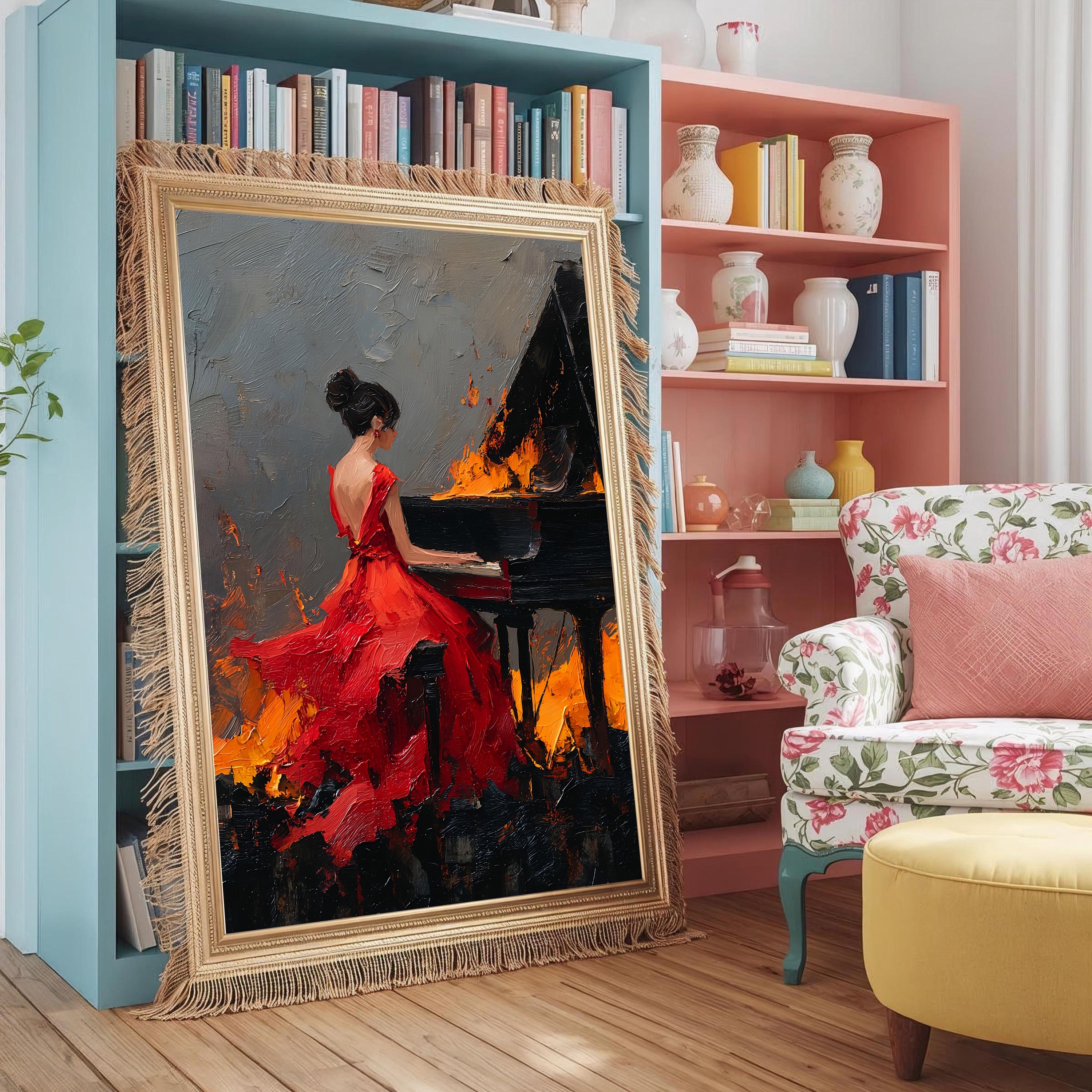 Music Wall Art : Emotional Oil Painting Decor - Etsy