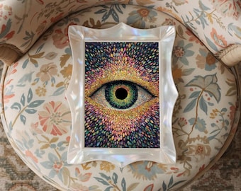 Psychedelische Augen-Wand-Kunst: Surreal Ölgemälde-Druck, lebendiges abstraktes Dekor