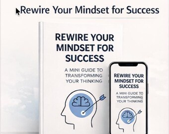 Reconfigura tu mentalidad para el éxito / Ebook de crecimiento personal basado en la psicología / Guía de identidad, disciplina y alto rendimiento / Descarga digital