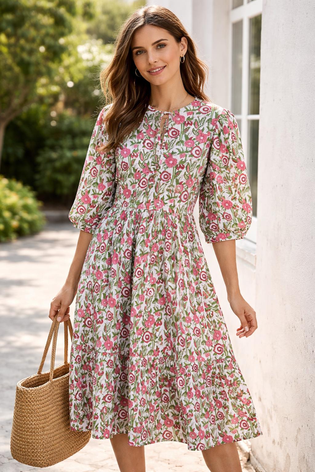 Floral Midi Dress
