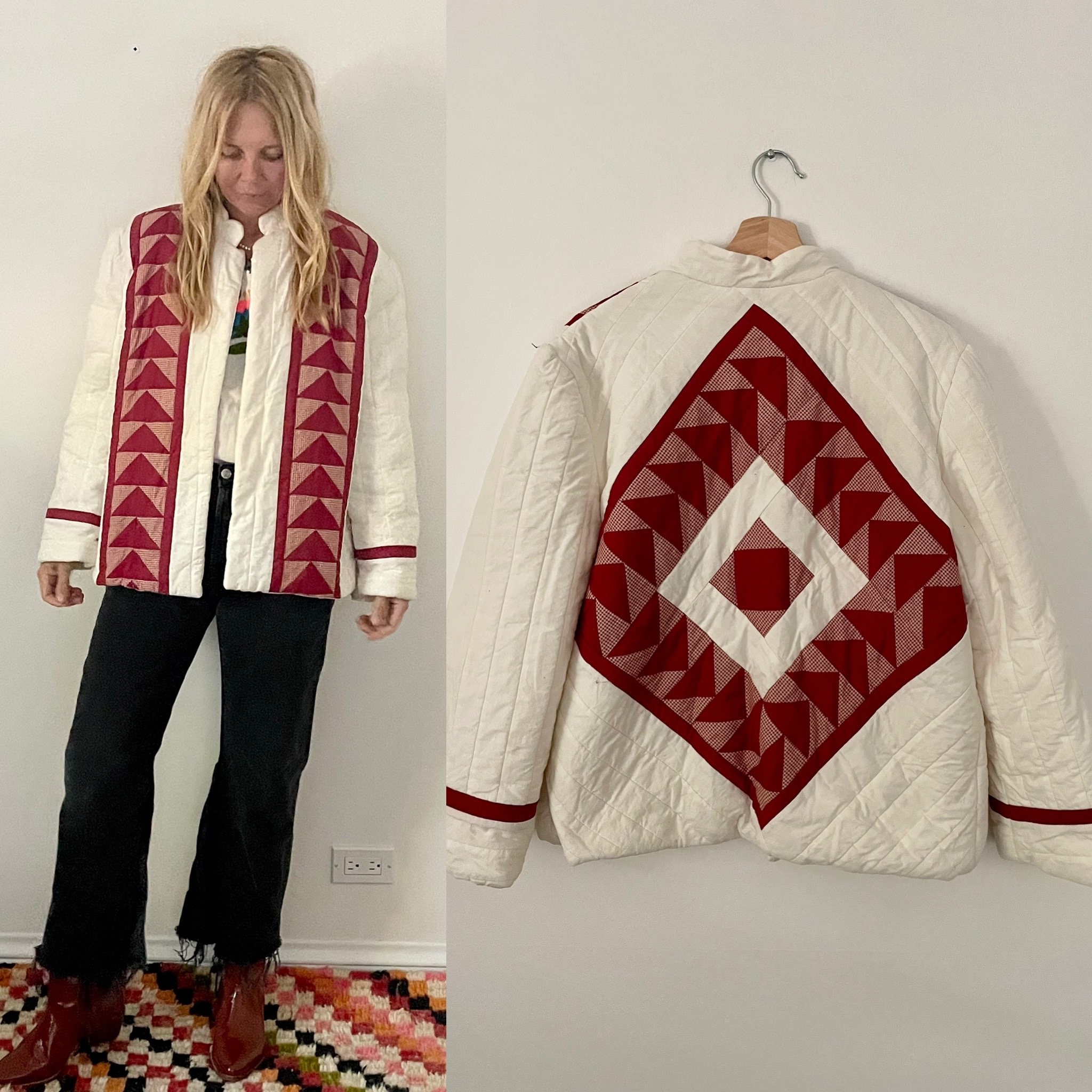 quilted jacket patchwork