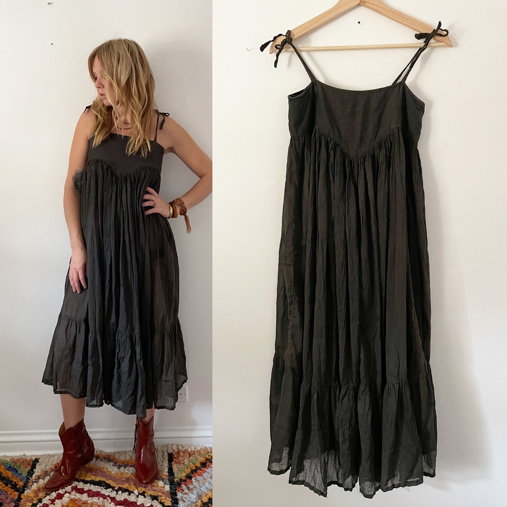Vintage 70s Rare Black ADINI Indian 