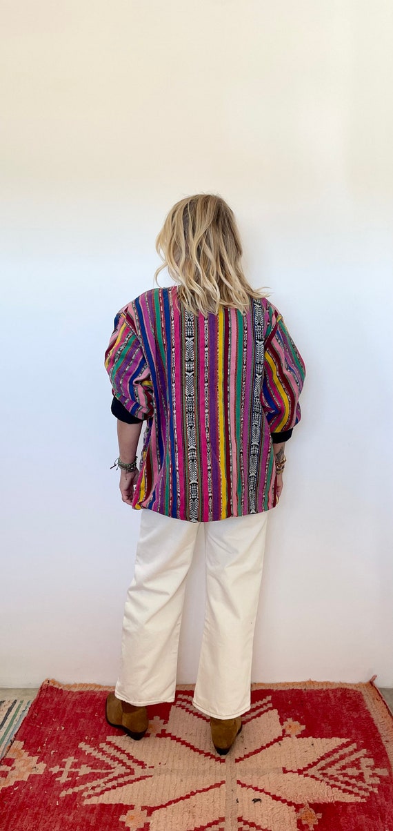Vintage Ethnic Guatemalan Jacket , Huipil Embroid… - image 3