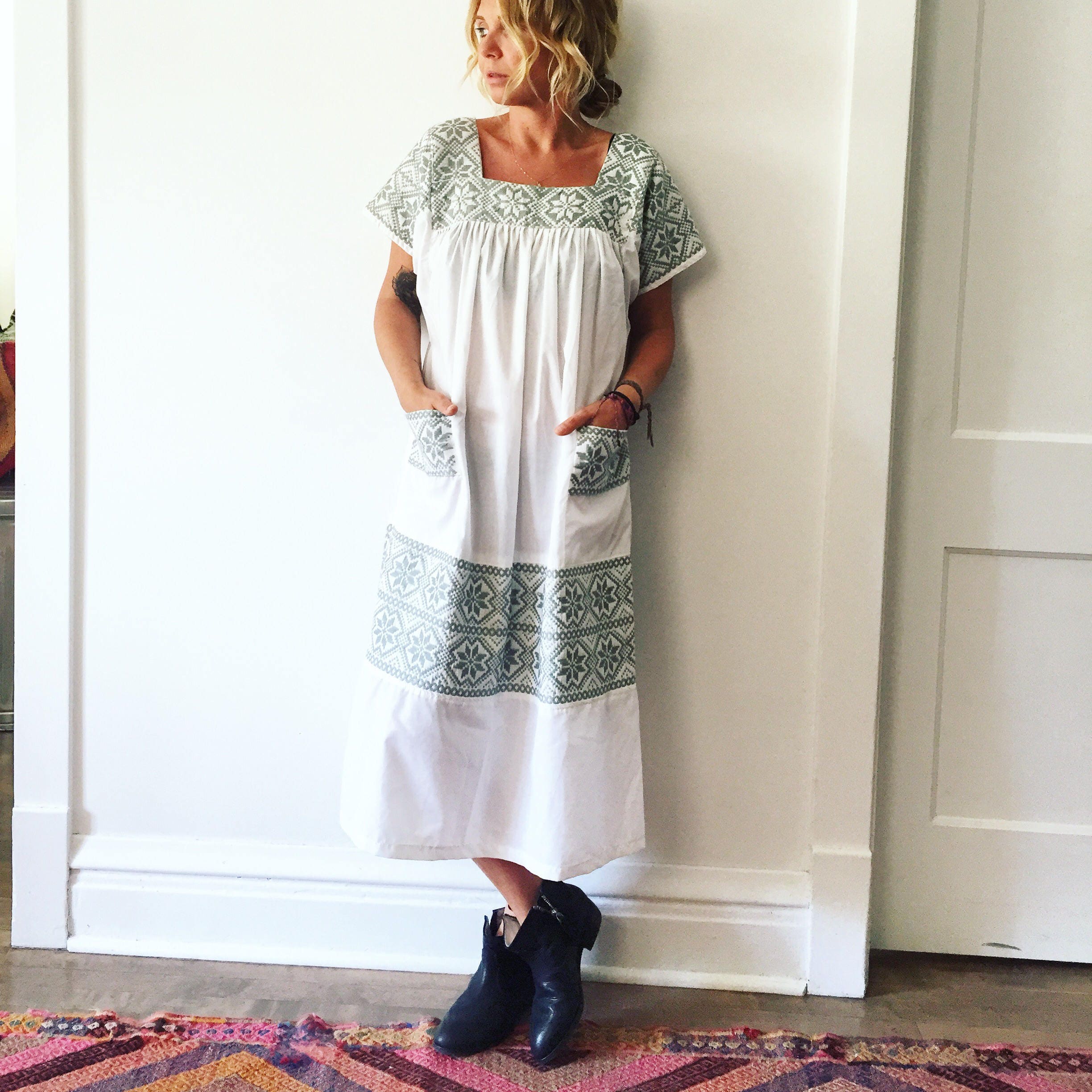 Vintage hotsell oaxacan dress
