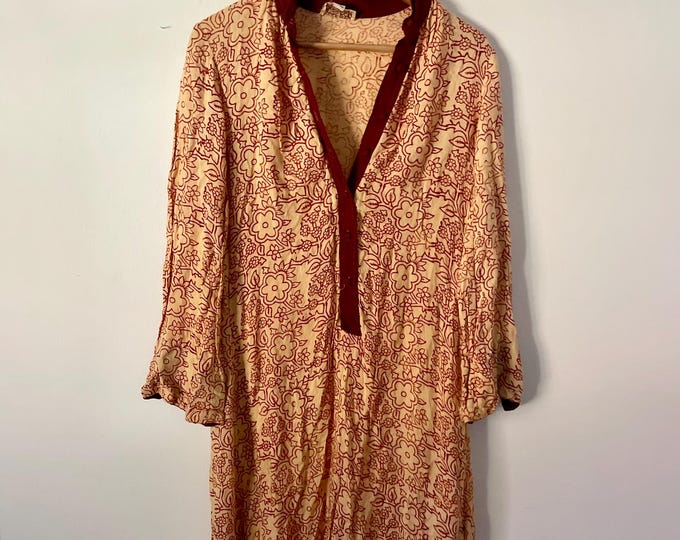 Vintage India Imports Tunic , India Imports of Rhode Island