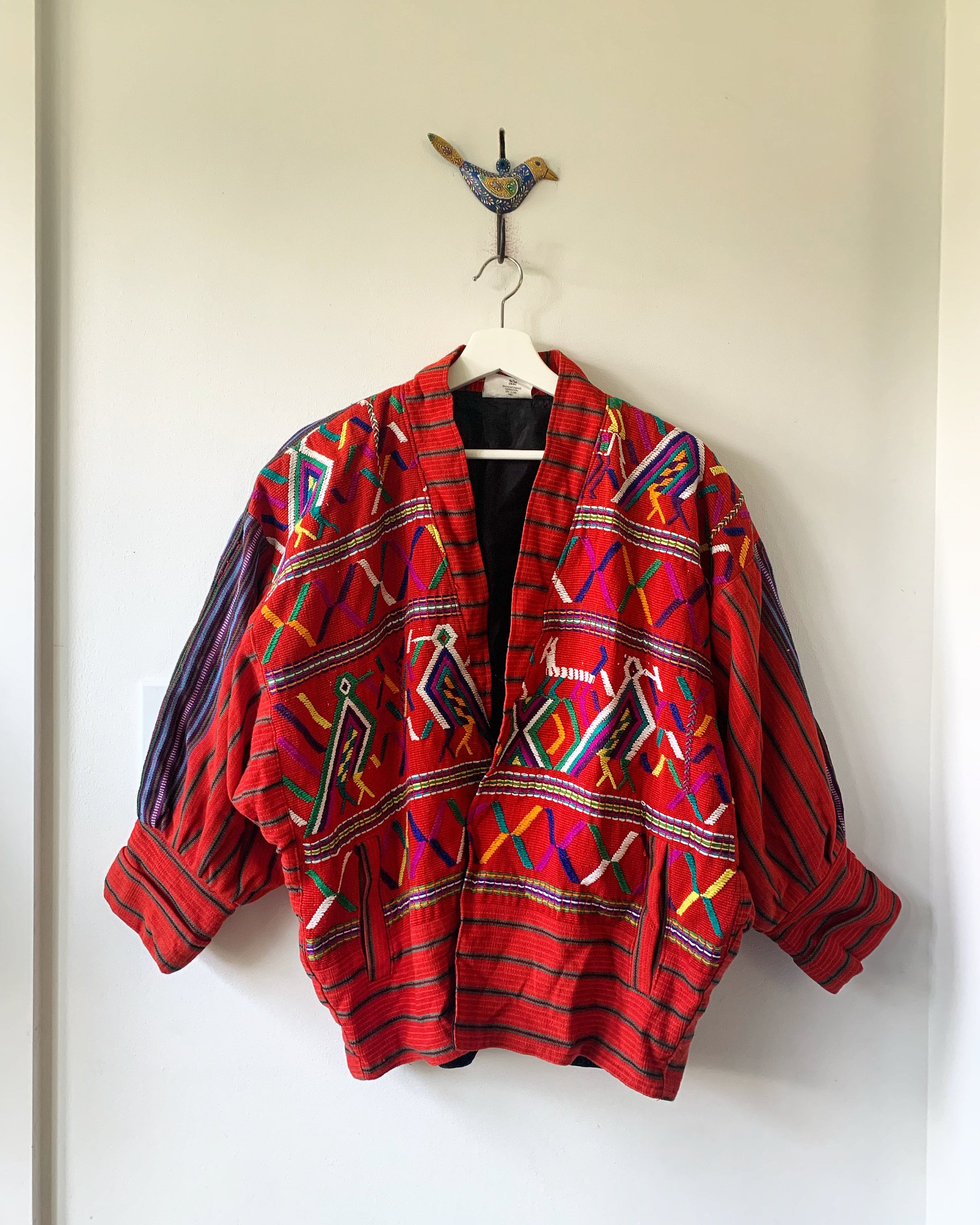 Vintage Guatemalan Embroidered Jacket , Ethnic Jacket