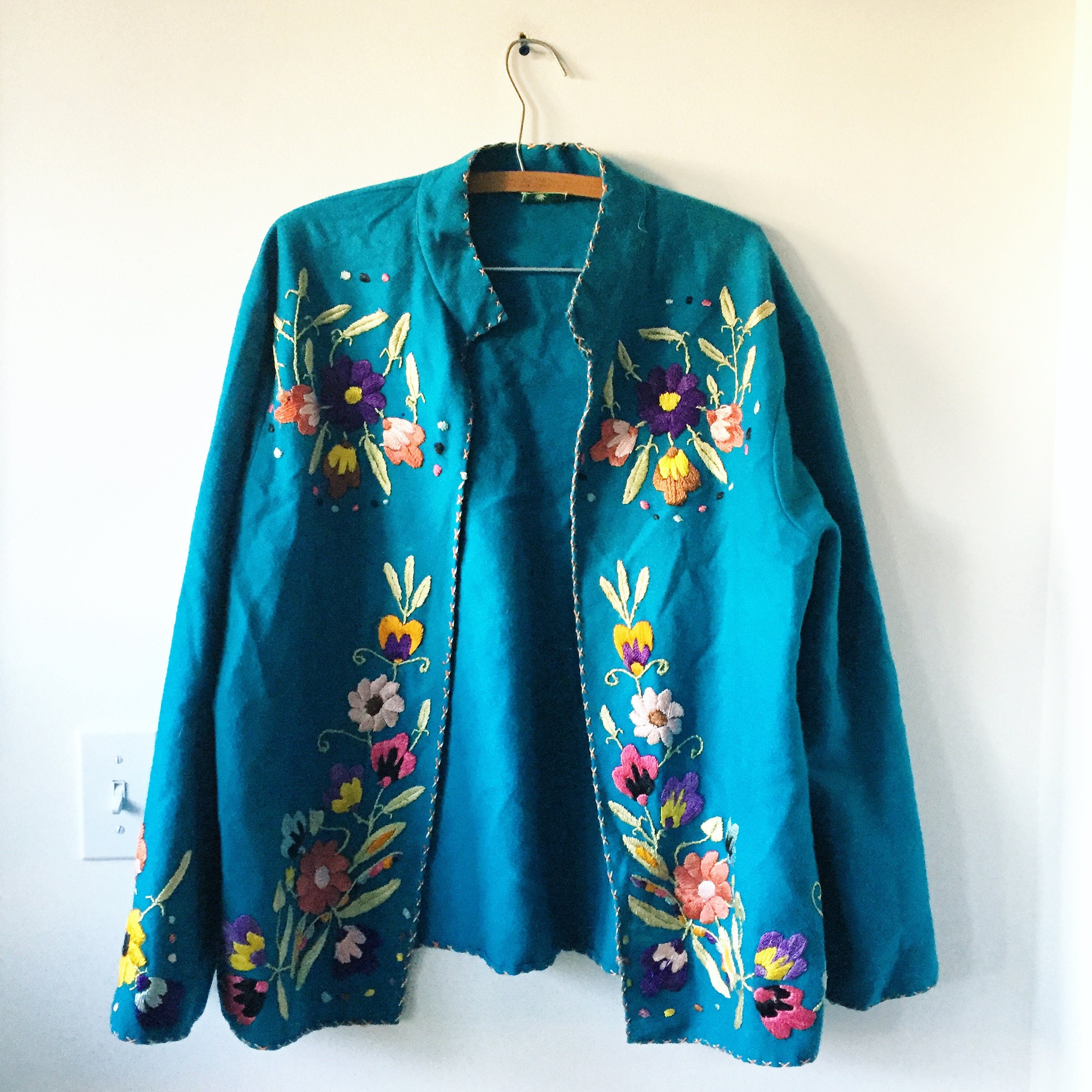 vintage mexican tourist jacket