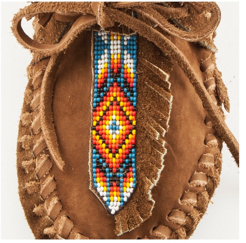 handmade beaded moccasins