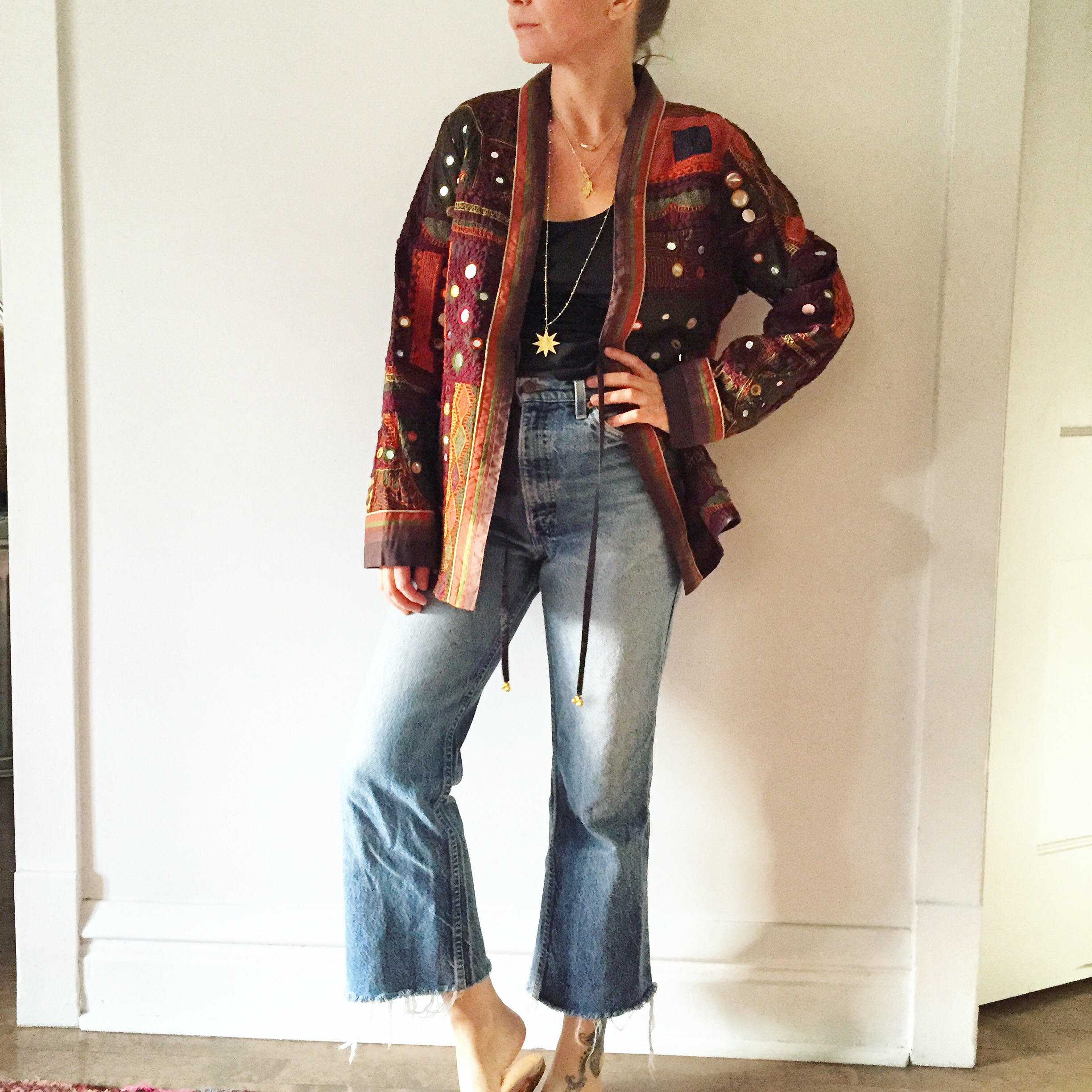 ethnic embroidered jacket