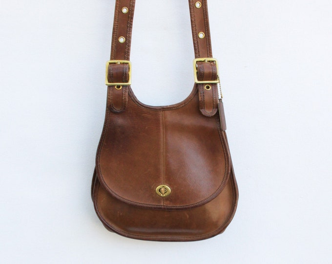 Vintage Rare Authentic COACH Saddle Bag Etsy