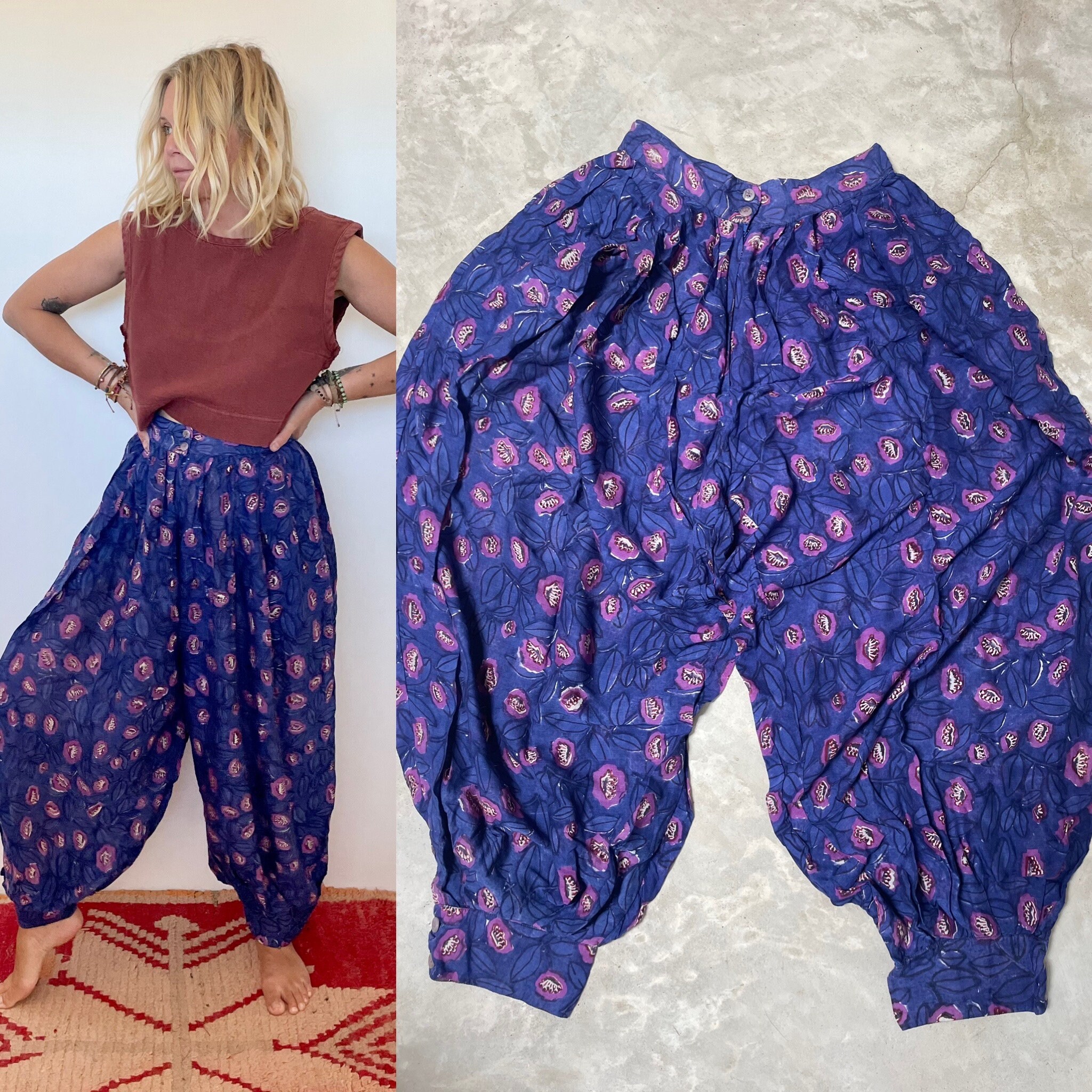 VINKID Printed Trendy Casual Pants パンツ（Buy Vintage Anokhi 
