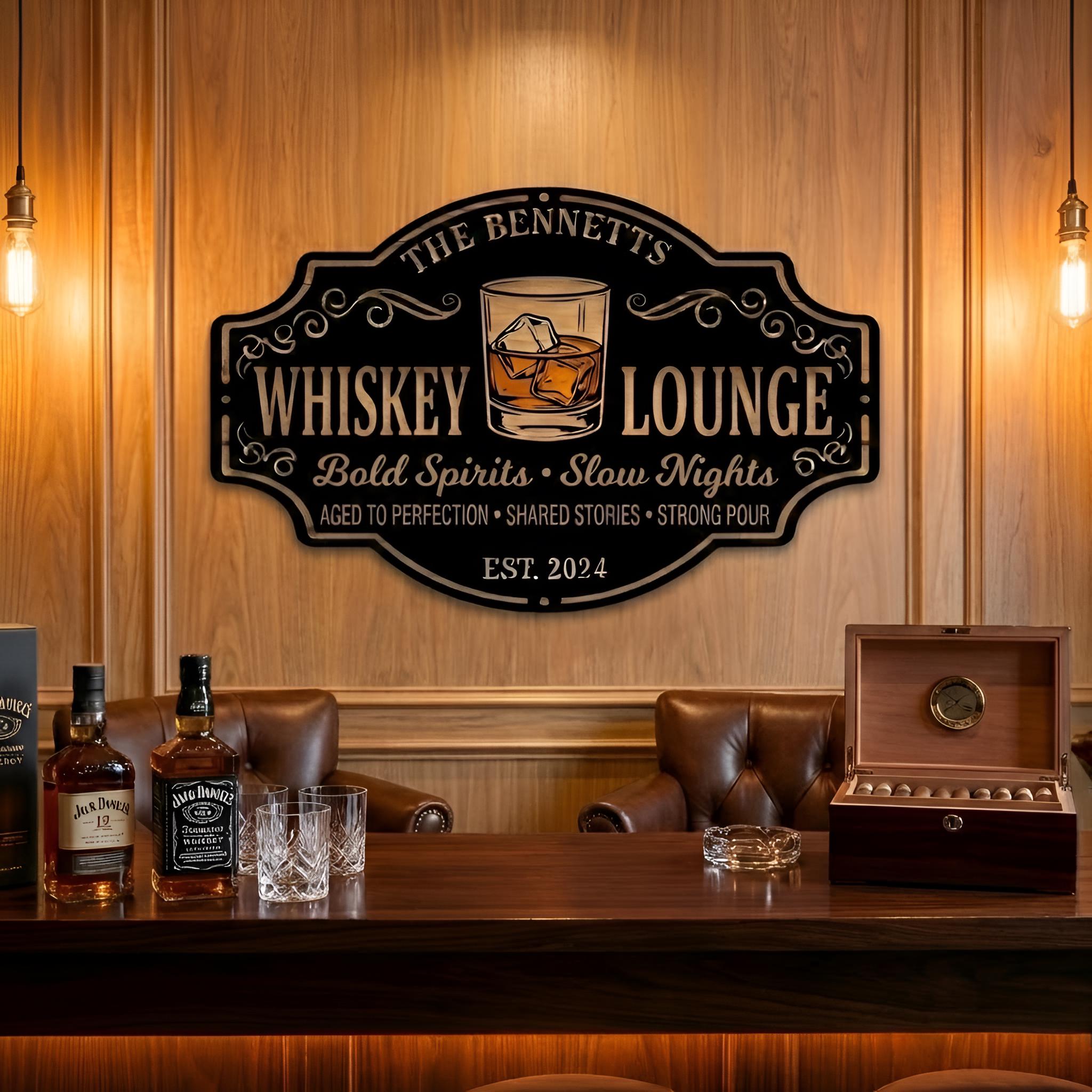 Le vieux whisky écossais Bell's - Panneaux en étain métallique(20*30cm