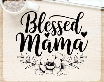 Blessed Mama Ready To Press, Mom Life Dtf Transfers, Retro Mothers Day, Praying Mama, Religious Mom, Best Mom Ever, Gift For Mom Dtf