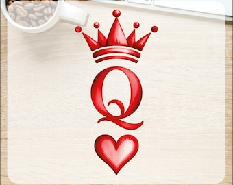 Queen of Hearts Ready To Press, Funny Mom Birthday Gift Dtf Transfers, Retro Mothers Day, Funny Mom, Birthday Girl, Gift for Mom Dtf