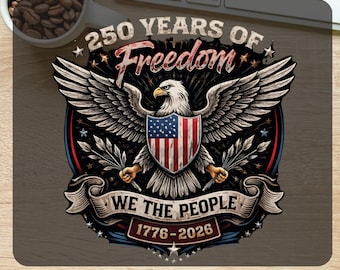 Patriotic 250 Years of Freedom Ready To Press, We The People 1776-2026 Dtf Transfers