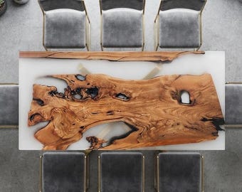 Made to Order Custome Table,Custom Rasin Dining Table, Epoxy Dining Table, Walnut Epoxy Table With Leg