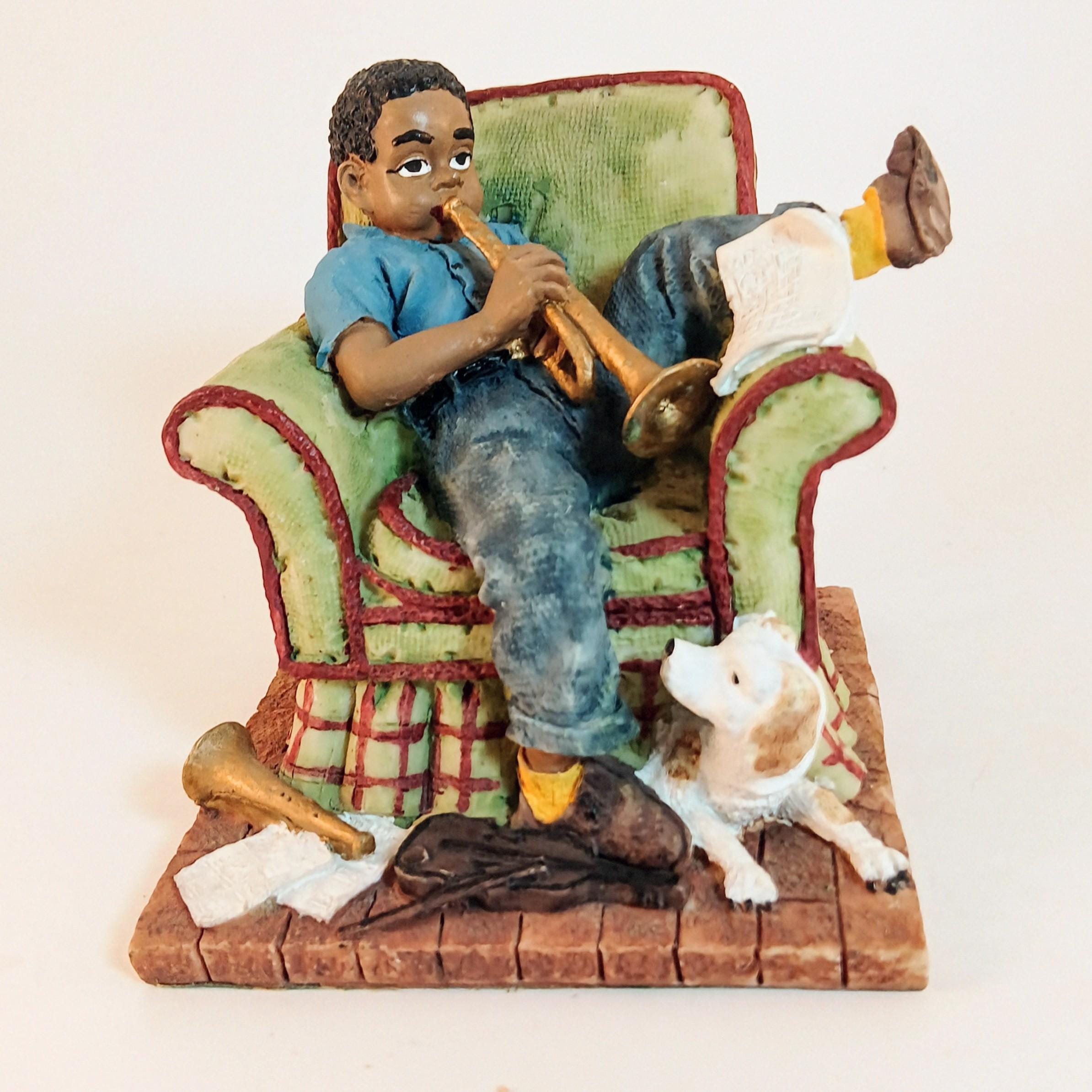 Black Jazz Figurine - Etsy