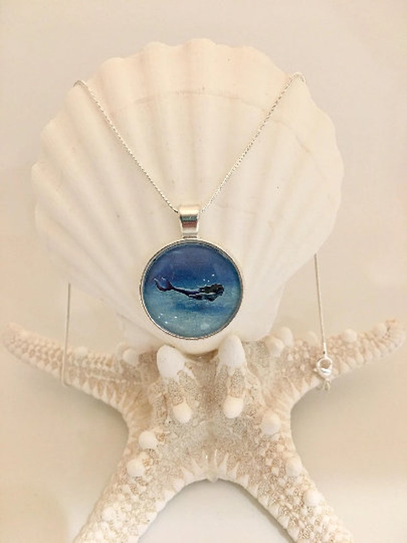 Mermaid Cameo Necklace image 2