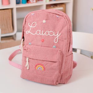 Vorschulrucksack | Personalisierte Cord | Spaß und praktisches Geschenk