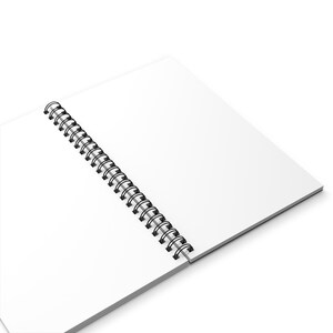 Yoga Journal Spiralbindung, personalisiertes Yoga Tagebuch, minimalistisches Notizbuch für Yogis, handliches Format, Geschenk für Yogis image 5