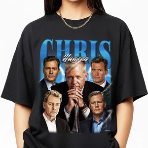 Chris Hansen T-Shirt – Vintage TV Host Crewneck, Pop Culture Fan Apparel