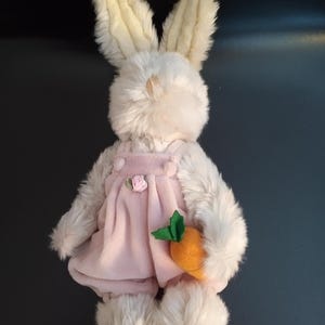 Russ Berrie Boomer Plush Bunny Fully Jointed with Tag