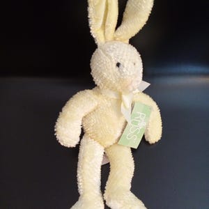Russ Berrie Glimmer Plush Bunny from Bouquets N&#39; Blossoms with Tag