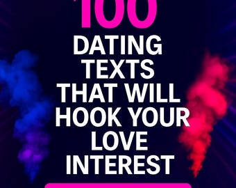 100 Funny Flirty Dating Texts | e-Valentines Gift | Instant Download Present | Digital Romance | Digital Humour