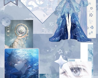Magical Girl Blue Aesthetic
